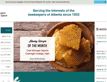 Tablet Screenshot of albertabeekeepers.org